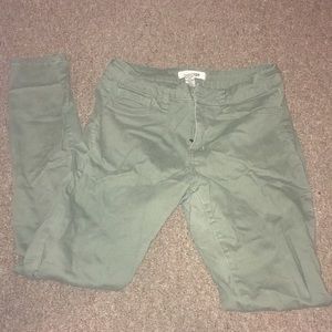 Olive Skinny Jeans